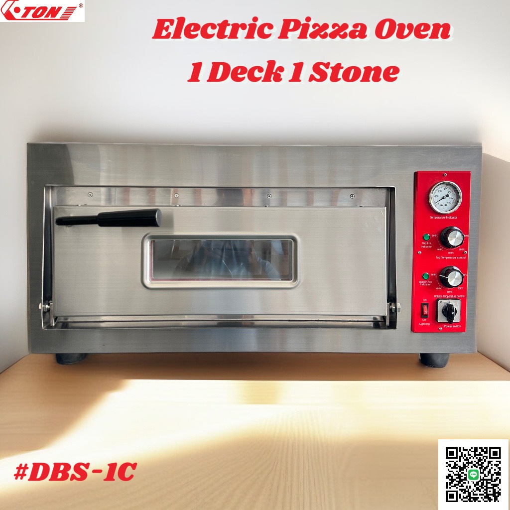 Stainless Steel Electric Pizza Oven ( 1 Deck 1 Stones ) > ET-DBS-1C