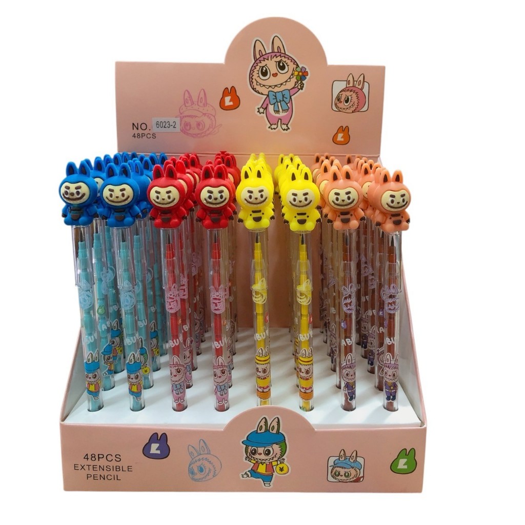 ดินสอต่อไส้ ดินสอเปลี่ยนไส้ 11 ไส้ หัวแฟนซี การ์ตูน แพ็ค 48 แท่ง/ แพ็ค 12 แท่ง #CCY - รูปที่ 5
