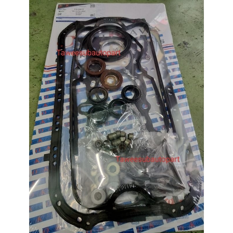 ปะเก็นชุด ชุดใหญ่ HONDA CIVIC'1996 B15B D16Y ฝาเหล็ก Oshikawa FA10015