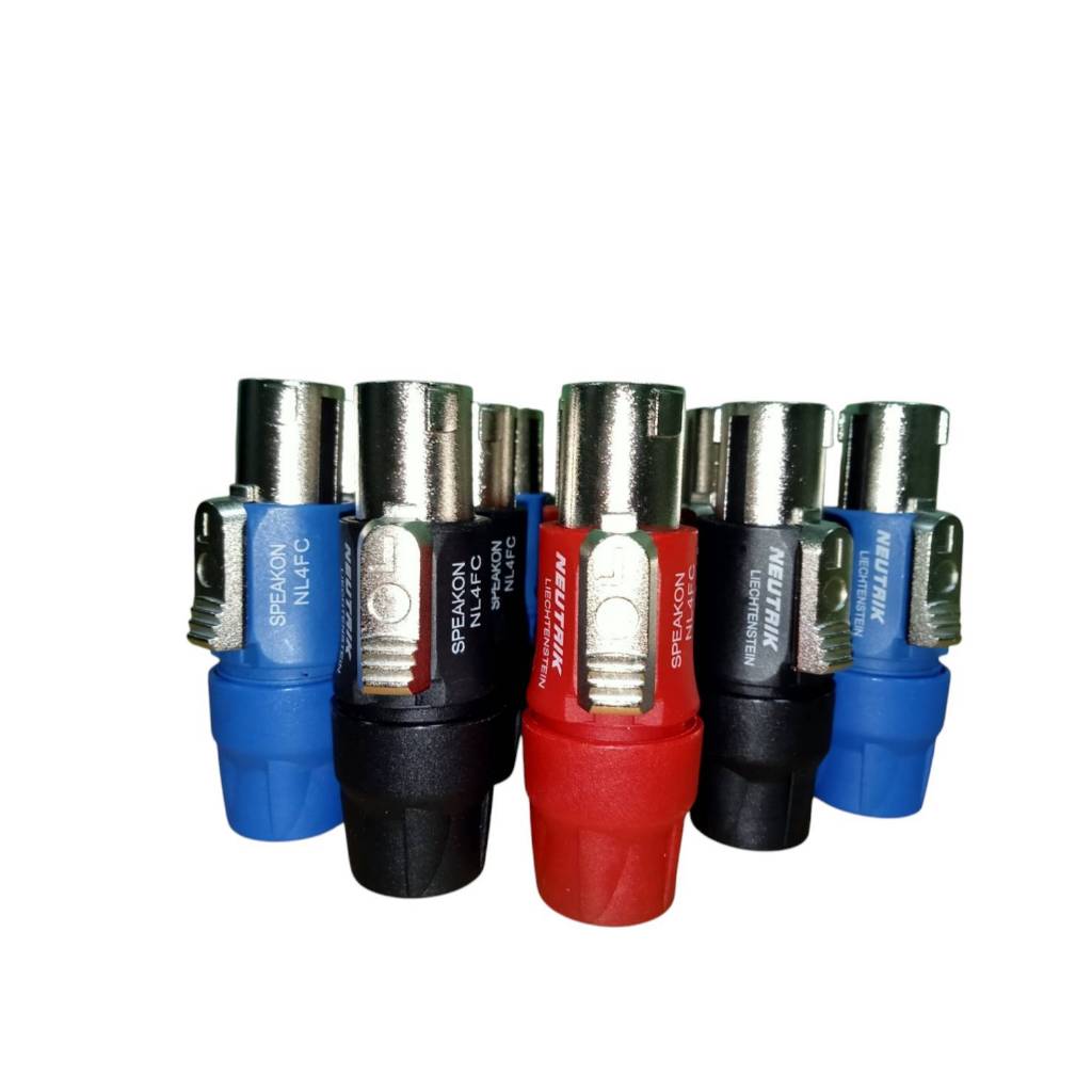 สเปคคอนลำโพงตัวผู้ SPEAKON NL4FC NEUTRIK 4 PIN. หัวเหล็ก อย่างดี สวยงาม แข็งแรง ถอดประกอบง่ายด้วยปุ่มกดที่ใหญ่ขึ้น - รูปที่ 4