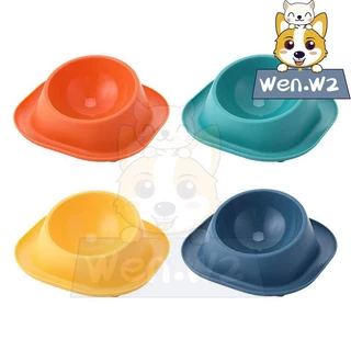 wen.W2 ชามสัตว์เลี้ยง 1 ชามป้องกันมดรั่วซึมออกแบบมาสำหรับสุนัขชามแมวสามารถทำความสะอาดได้ง่ายสำหรับสัตว์เลี้ยง