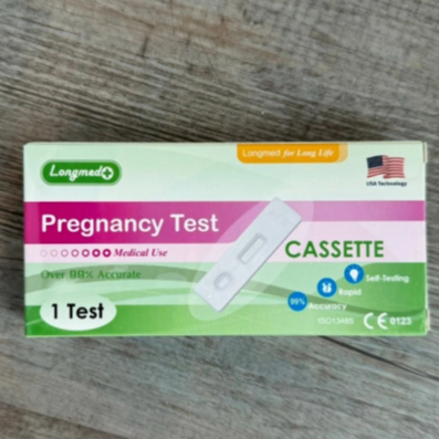 Longmed Pregnancy Test ลองเมด ชุดตั้งครรภ์ ชุดตรวจสอบแบบหยด