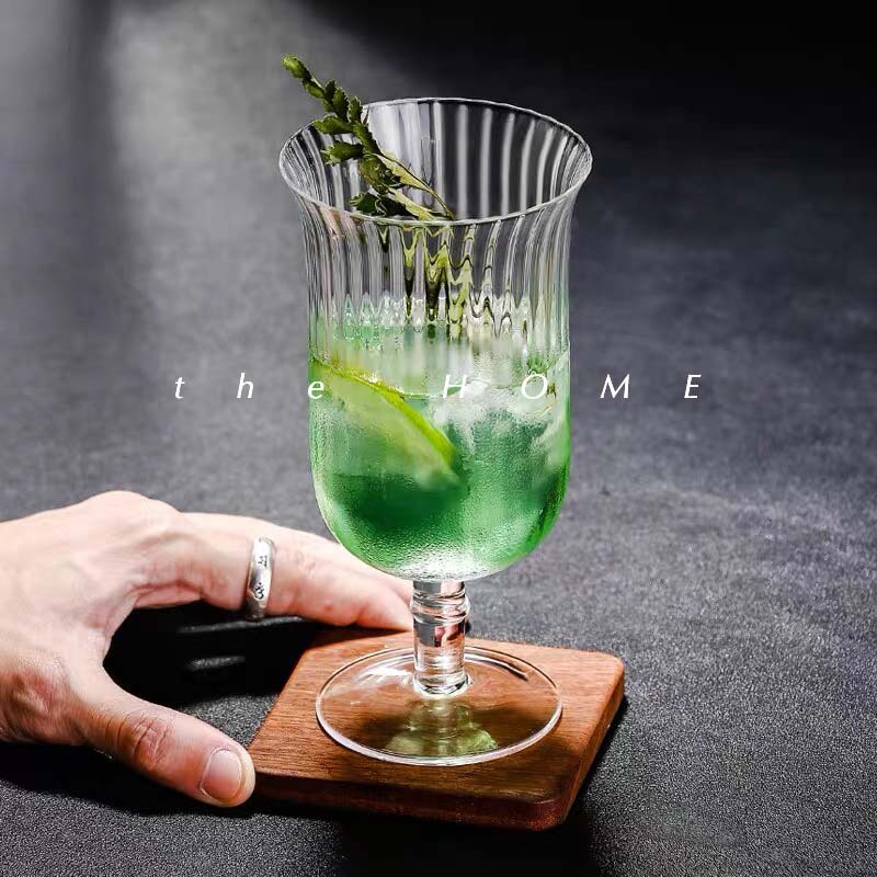 【พร้อมส่งในไทย】แก้วค็อกเทล คาเฟ่ Cocktail สําหรับร้านกาแฟ ค็อกเทล ชา 350ML