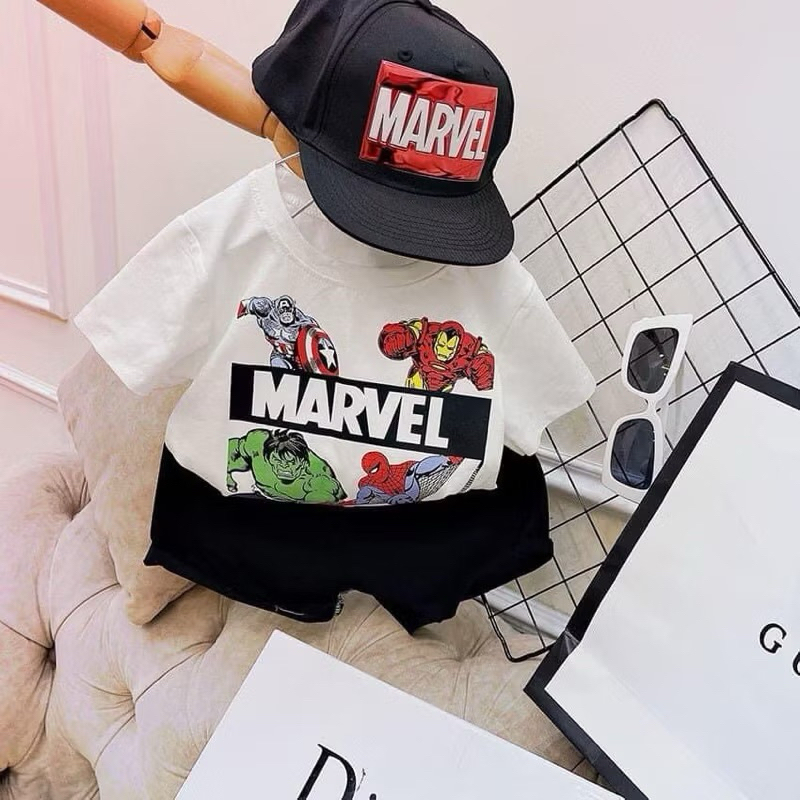 ชุดเซ็ตเด็ก แขนสั้น+ขาสั้น size 150 พร้อมส่ง