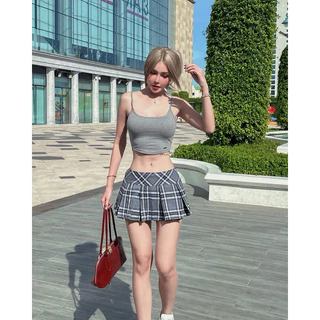 HH480✨MINI CHECKED SKIRT (490.-)