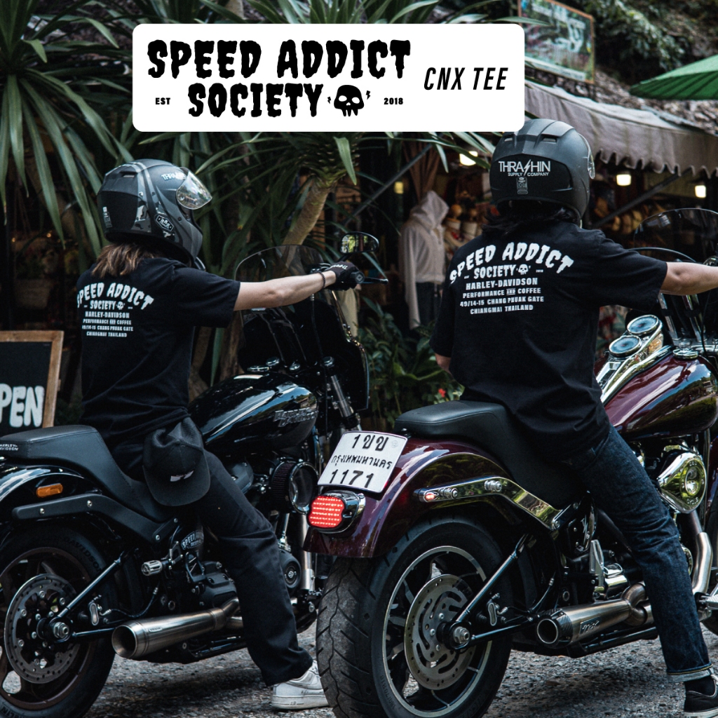 Speed Addict - Original Tee เสื้อยืดผ้าคอทตอน 100%