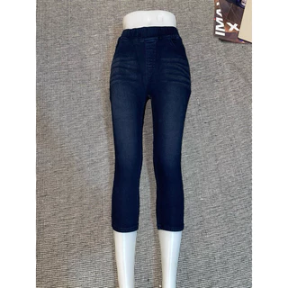 กางเกงยีนส์ขา5ส่วน เอวยางยืด เนื้อผ้าซาร่า ป้าย NORTH JEANS