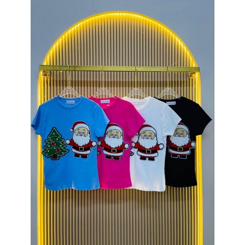 เสื้อแขนสั้น มาใหม่ สวยมาก ติดอะไหล่จุกๆ ผ้านุ่มใส่สบายมาก งานป้ายห้อย