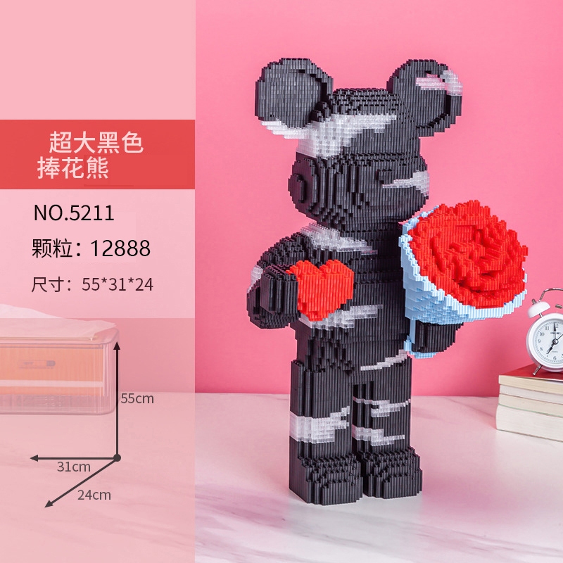 บล็อคตัวต่อ ขนาดใหญ่ แฮนด์เมด DIY ของเล่นตัวต่อ