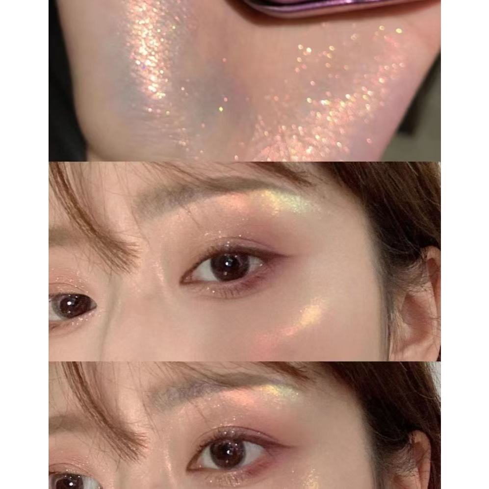 ไฮไลท์ประกายมุก HERORANGE Highlight ชิมเมอร์ บลัชออนไฮไลท์ อายแชโดว์ สองสี ชิมเมอร์ เนื้อเนียนละเอียด ราคา ถูกที่สุด ดีลบีเคเค แกลเลอรีภาพที่ 5