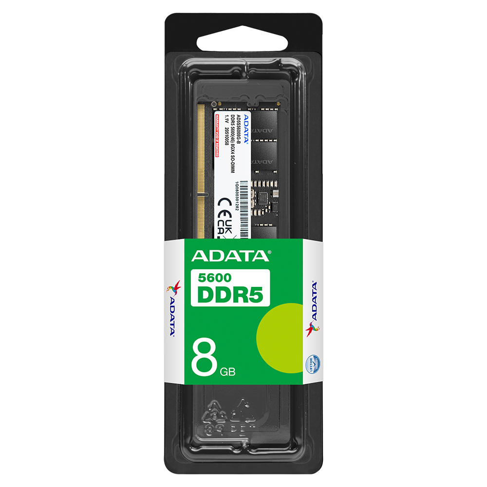 ADATA (แรมโน๊ตบุ๊ค) DDR5/5600 SO-DIMM 8GB/16GB/32GB RAM For Notebook – (AD5S5600)
