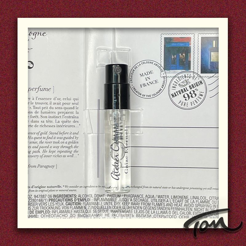 น้ำหอม - Atelier Cologne Gaiac Eternel , 2021 ตัวอย่างน้ำหอม 1.5ml ของแท้