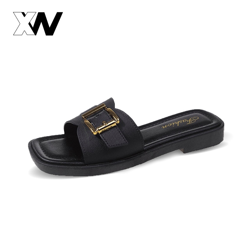 XWbrand ของมันต้องมี รองเท้าแตะแฟชั่นสำหรับผู้หญิง รุ่นนี้งานจึ้งมาก เหมาะสำหรับหรับสายแต่งตัวสุดๆ ม