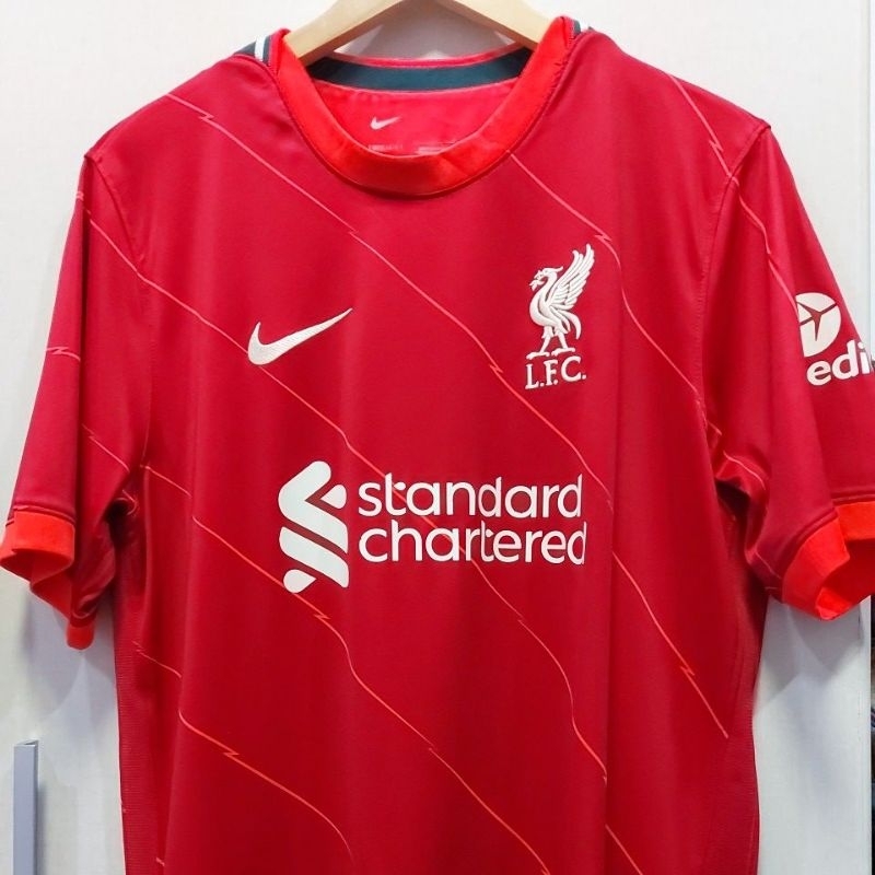 เสื้อลิเวอร์พูลเหย้า 2021-22 Liverpool Home Jersey 2021-2022 Original