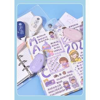 Changli เทปกาวสองหน้ารุ่น Mini Glue Tape ใช้งานง่าย พกพาสะดวก ขนาดเทปกว้าง 6 มม. เทปยาว 6 ม. ลบออกได้ด้วยยางลบ