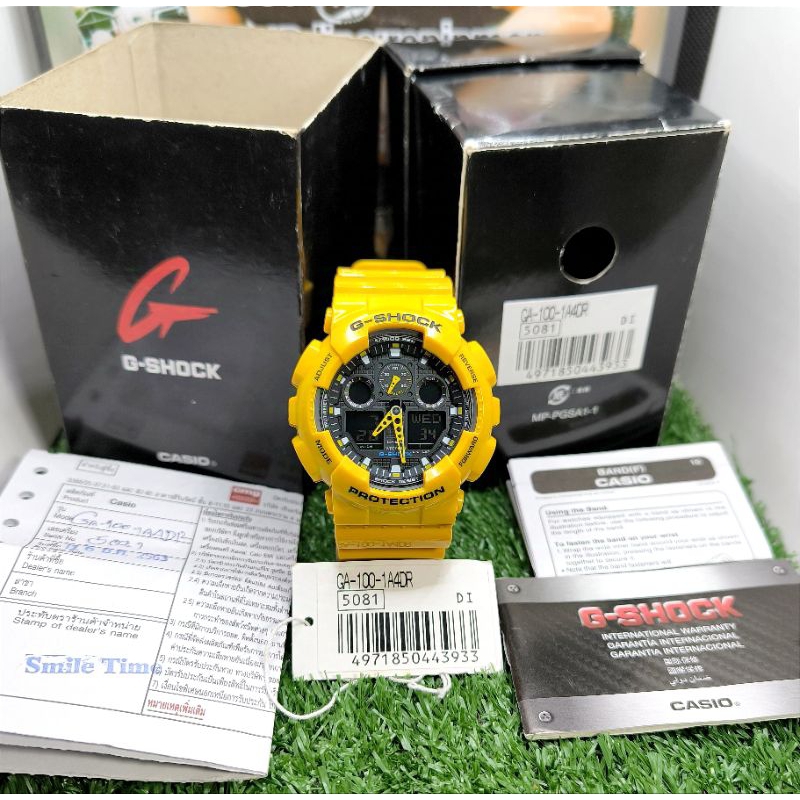 G-Shock มือสองรุ่น💛GA-100A-9A🖤บัมเบิ้ลบี