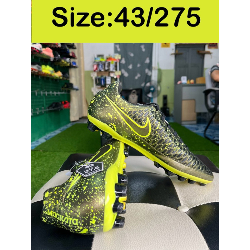 Nike Magista Size:43/275 รองเท้าสตั๊ดมือสองของแท้ทั้งร้าน (โปรดอ่านรายละเอียดให้ชัดเจนทุกครั้งก่อนสั