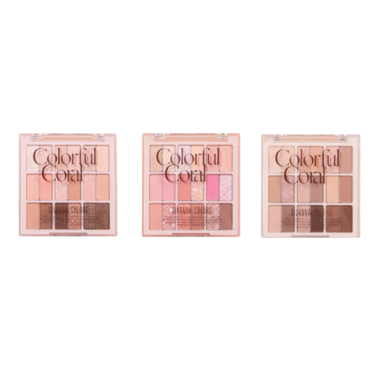 (1 ตลับ) HF659 Sivanna Colors Colorful Coral Eyeshadow Palette ซีเวนน่า คัลเลอร์ส อายแชโดว์พาเลทท์