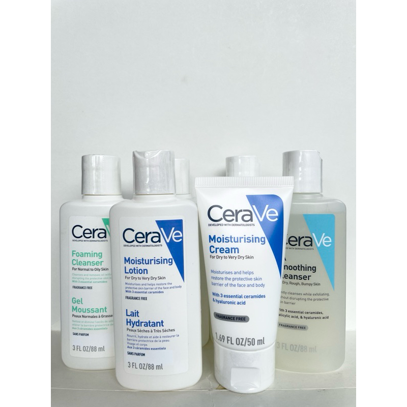 CeraVe Moisturising Cream 48g / Lotion 88ml / Foaming 88ml (พร้อมส่ง)🎉