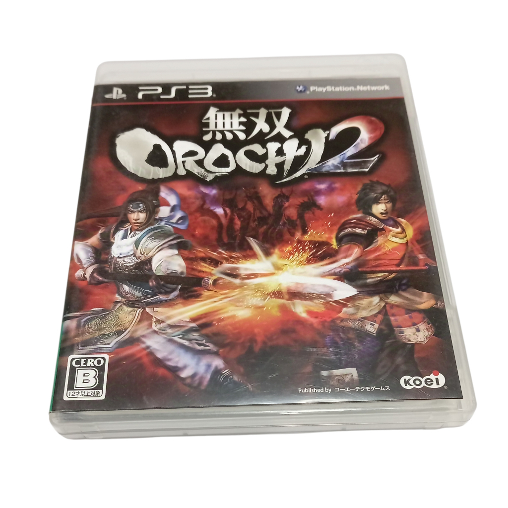 แผ่นแท้ พร้อมกล่องและคู่มือ PS3 Musou Orochi 2 Playstation 3 เพลสเตชั่น 3 (Zone 2) สินค้ามือสอง
