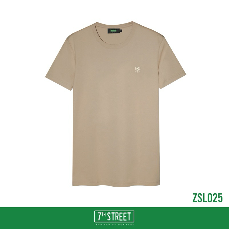 7th Street ( เซเว่นสตรีท ) เสื้อยืด รุ่น ZSL025 โลโก้โลหะ