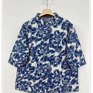 เสื้อผู้หญิง วัยกลางคน. หรือ. ผู้สูงอายุ. เสื้อคอจีน *ผ้าฝ้าย* (Cotton Linen)เนื้อผ้านิ่มใส่สบาย