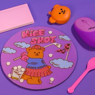 ✅ ขายดี Wiggle Wiggle Mouse Pad แผ่นรองเมาส์น่ารัก พร้อมพื้นกันลื่น