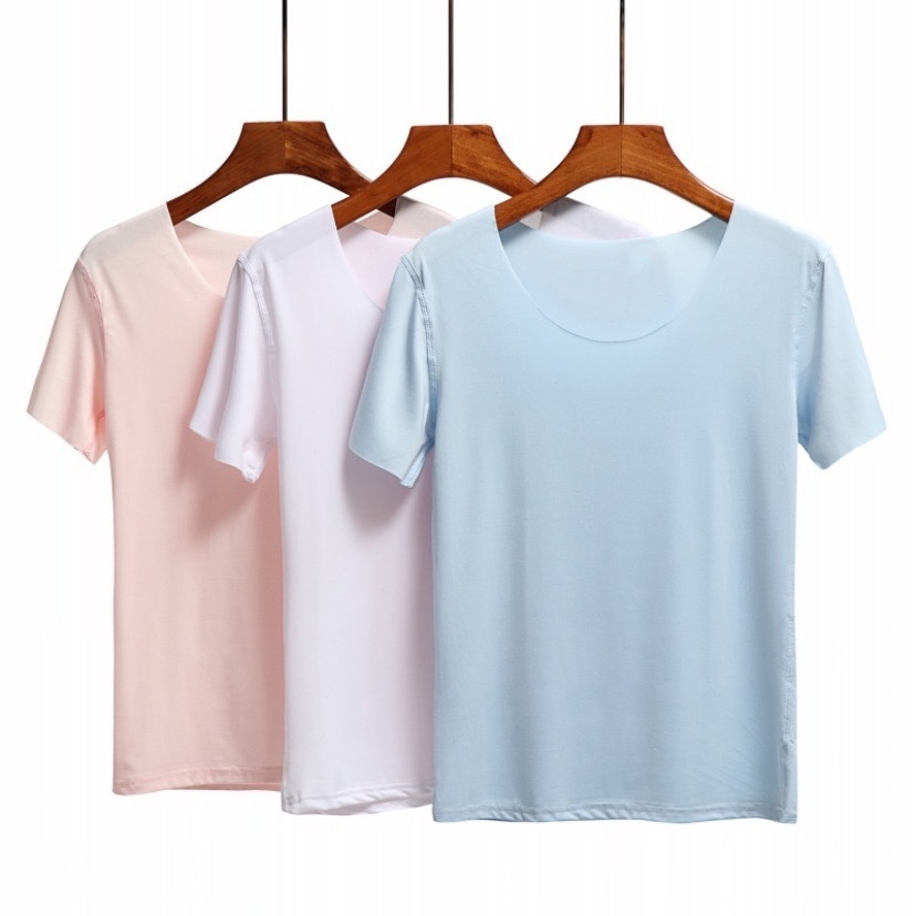 AIRMILL® เสื้อยืดผู้หญิง นุ่ม ไม่ยับง่ายๆ ไม่ต้องรีด ซับเหงื่อ ระบายอากาศ แห้งไว Anti-bacteria