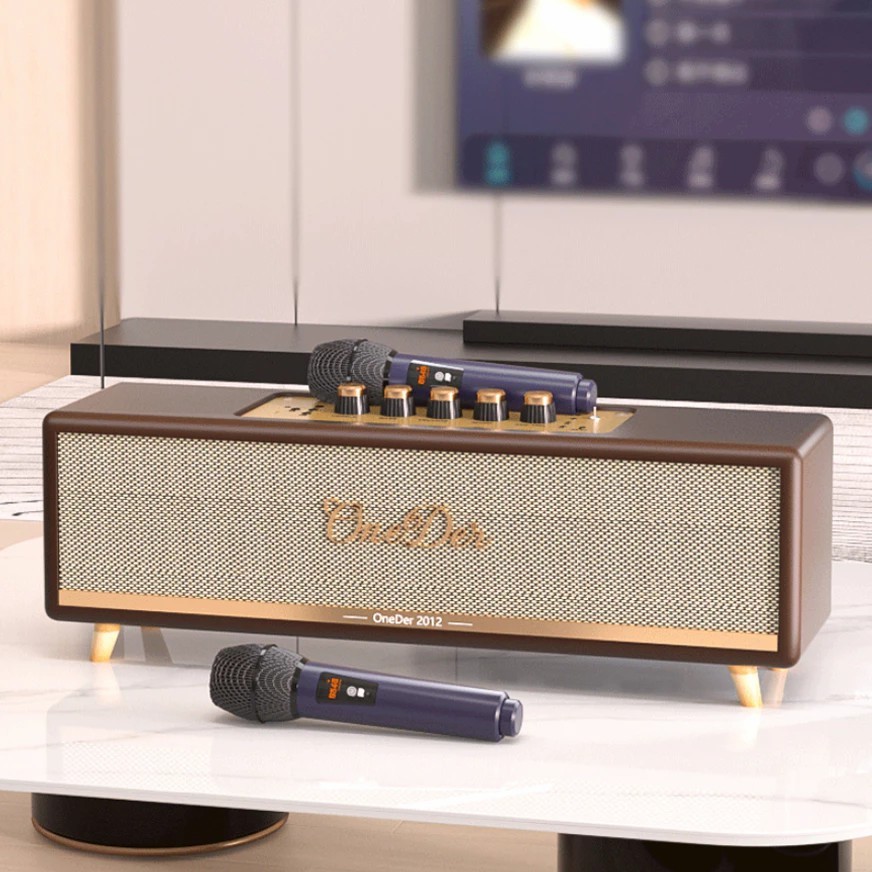 [New]ONE DER ลำโพงบลูทูธ 60 วัตต์แท้ รุ่น D8 ลำโพงแยก พร้อมไมค์ลอย built-in ชาร์จได้ 2ตัว รับประกันศูนย์ AJ 1ปี