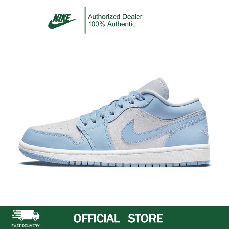 Original Jordan Air Jordan 1 low University Blue DC0774-050 Low Top Retro Basketball Shoes University Blue