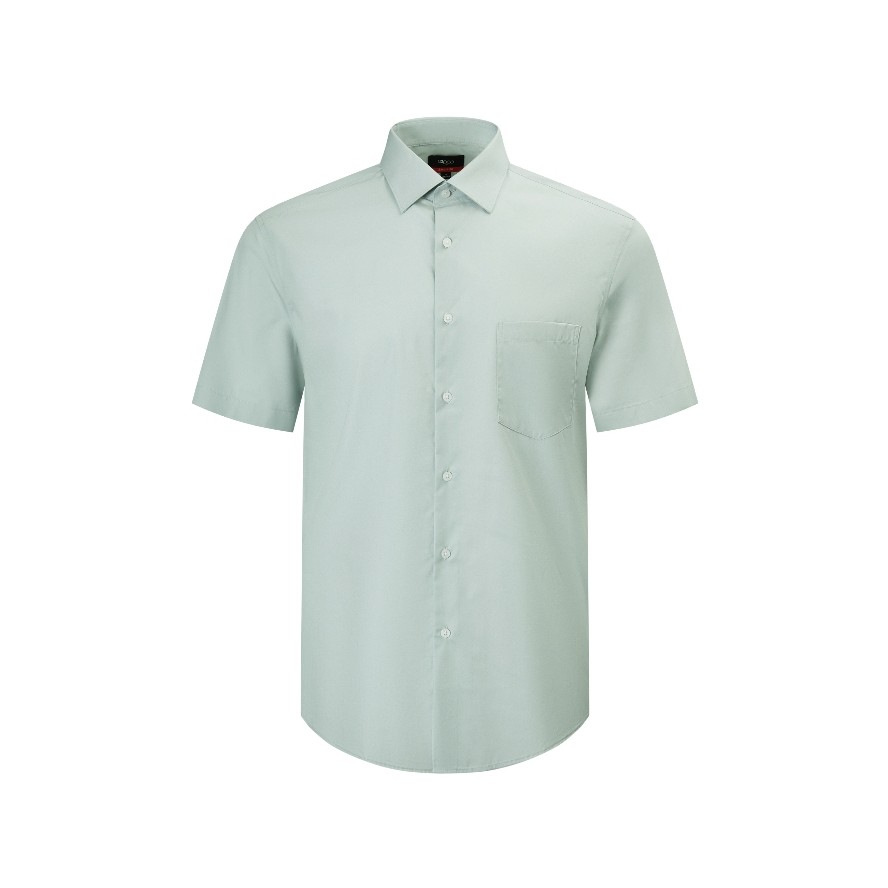 G2000 เสื้อเชิ้ตสีเขียว แขนสั้นแบบทางการ ทรง Smart Fit รุ่น 3613192242
