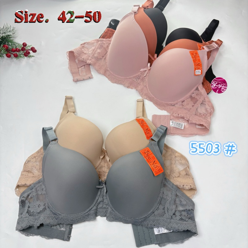 5503เสื้อในไซร์ใหญ่คัพD-DD(Size42-50BeeNa)เก็บทรงเต้าใหญ่#5503