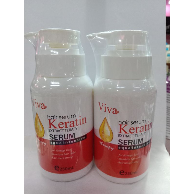 Viva วีว่า เคราติน เทอราพี แฮร์เซรั่ม 250 ml.