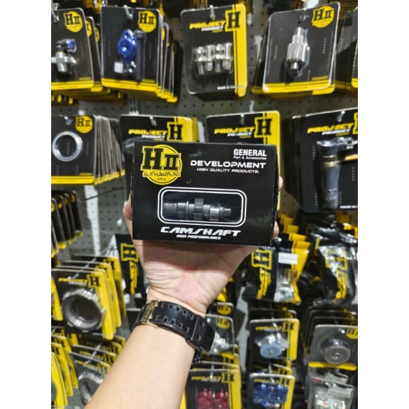 แคมเเต่งเฮงสุพรรณ Wave125 ทุกรุ่น (4วาล์ว) TTMRC H1 สำหรับรถวิ่งทางสั้น 201 เมตร  มอเตอร์ไซค์ Motorc