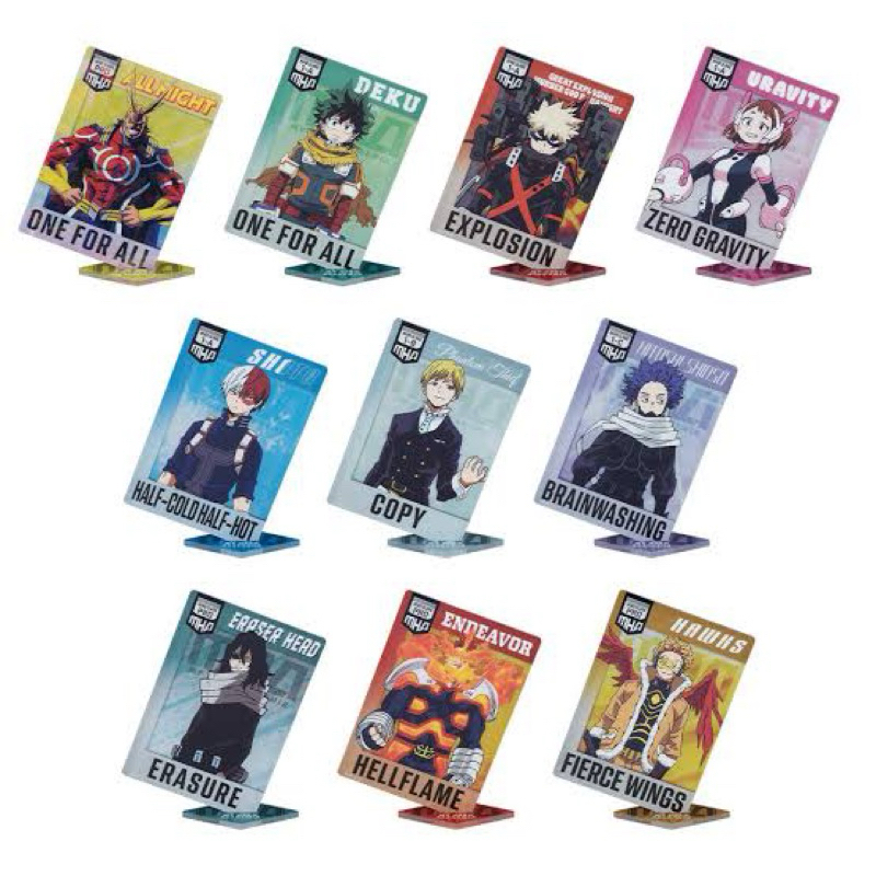 🔥พร้อมส่ง🔥สแตน มายฮีโร่ อคาเดเมีย | Ichiban Kuji My Hero Academia Continuous Star - Prize F Acrylic Stand งานจับสลาก