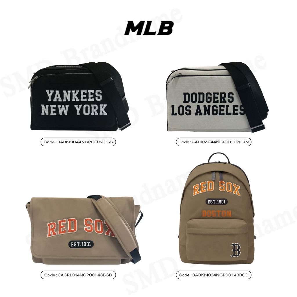 MLB กระเป๋าสะพายข้าง กระเป๋าเป้ สะพายหลัง สำหรับผู้หญิงและผู้ชาย สินค้าจากชอป แท้ 100%