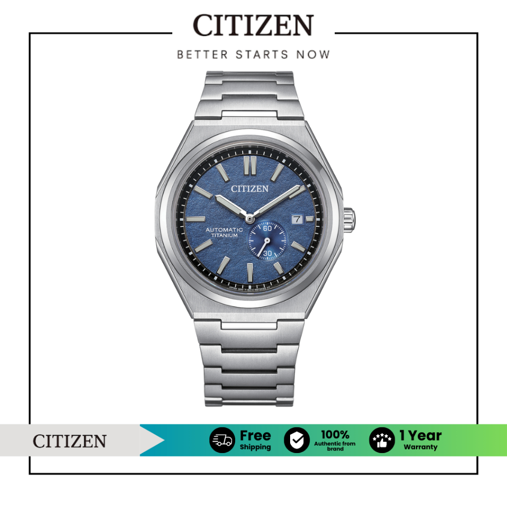 Citizen Automatic ZENSHIN Super Titanium™ Small Seconds NJ0180-80L Men's Watch ( นาฬิกาผู้ชายระบบออโ