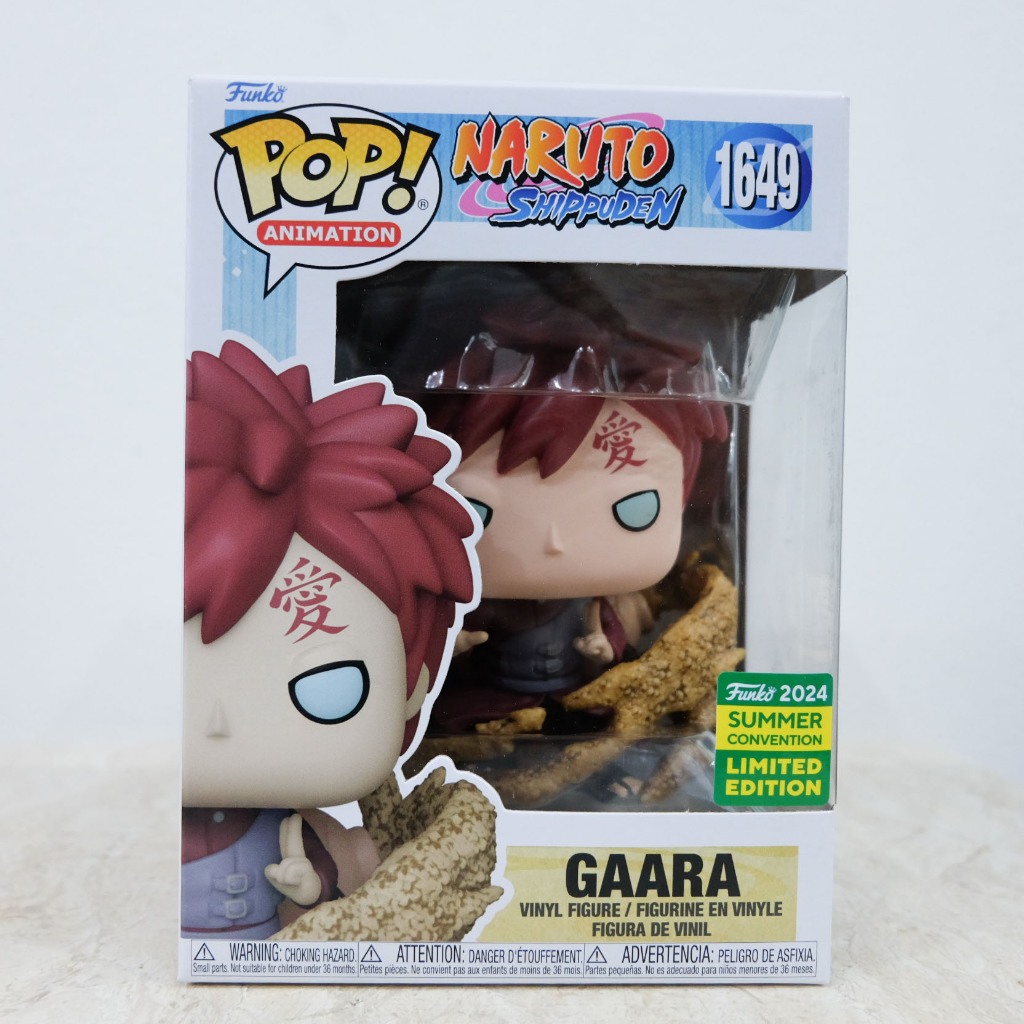 🟡 [Naruto] 🟡  Funko Pop Anime Naruto -  Gaara 2024 Summer Convention Exclusive ของแท้ กล่องสวย