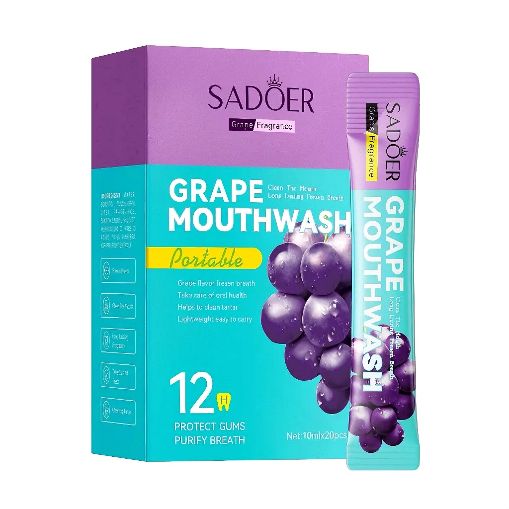 CAIY🌟มีพร้อมส่ง น้ำยาบ้วนปากแบบซองขนาด 10ml  พกพาสะดวก - รูปที่ 6