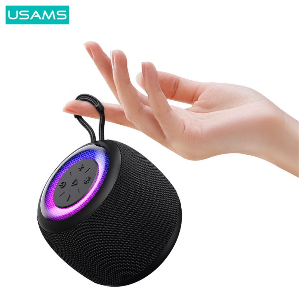 [รับประกัน 1 ปี] USAMS US-YX014 ลำโพงบลูทูธพกพา Mini Wireless BT Speaker-YIN Series BT5.3 1200mAh