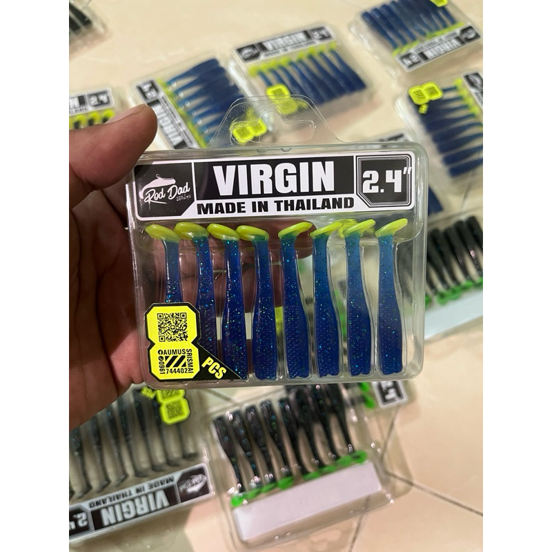 ปลายางVIRGINสายปลากรอเก็บตกกะพง