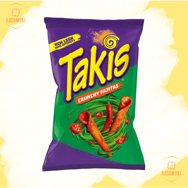 Takis Crunchy Fajitas / 92.3g / ทาคิส ขนมข้าวโพดทอดกรอบ รสเผ็ด เปรี้ยว จาก USA