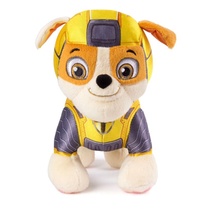 PAW Patrol - ตุ๊กตา Mighty Pups Rubble ขนาด 8 นิ้ว
