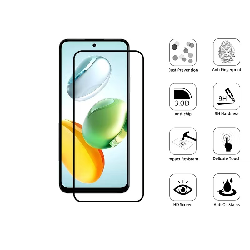 Honor X7d/Honor X7c/Honor X9c(พร้อมส่งในไทย)ฟิล์มกระจกเต็มจอHonor X7Cตรงรุ่น