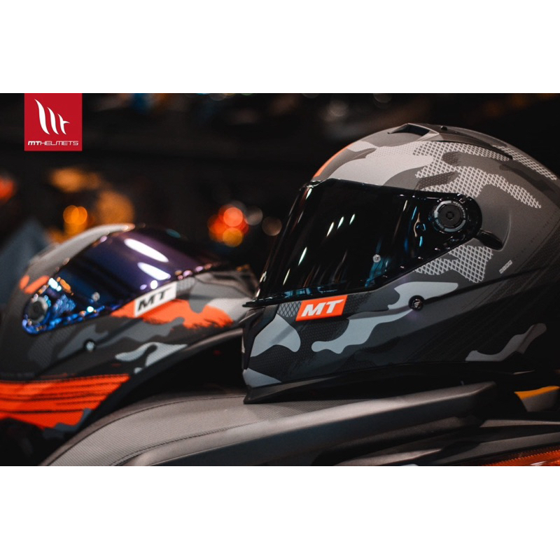 หมวกกันน็อก MT รุ่น BRAKER SV ลาย CROSSOVER (หมวกกันน็อคเอ็มที)