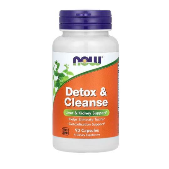 Detox & Cleanse Liver & Kidney Support 90 Capsules ดีท๊อกทำความสะอาดตับและไต, NOW Foods