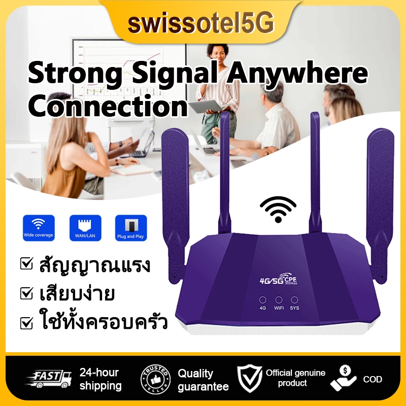 พร้อมส่ง R8B เราเตอร์ใส่ซิม router wifi เร้าเตอร์ใสซิม 4g ใช้ได้กับซิมทุกเครือข่าย เสียบใช้เลย พร้อมส่ง