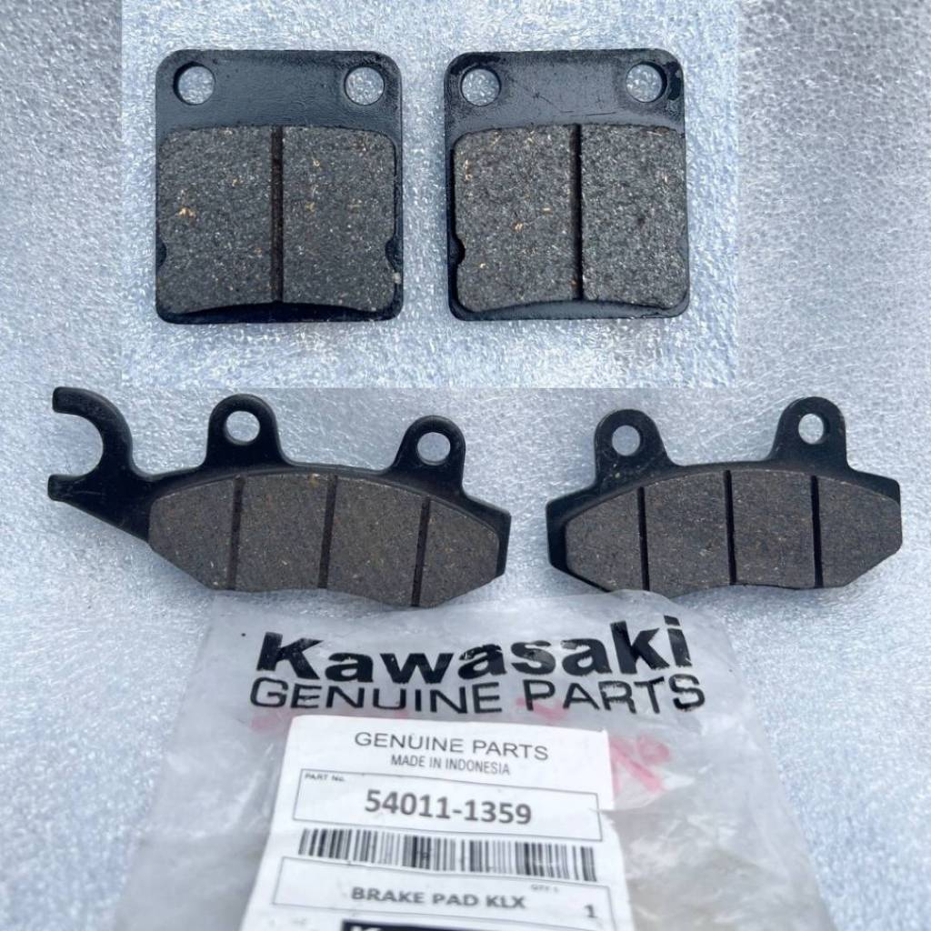 ผ้าเบรคหน้า-หลัง KLX125/KLX150/KLX150BF  Kawasaki ชุดผ้าเบรค อย่างดี และใช้ได้กับหลายรุ่น PK125