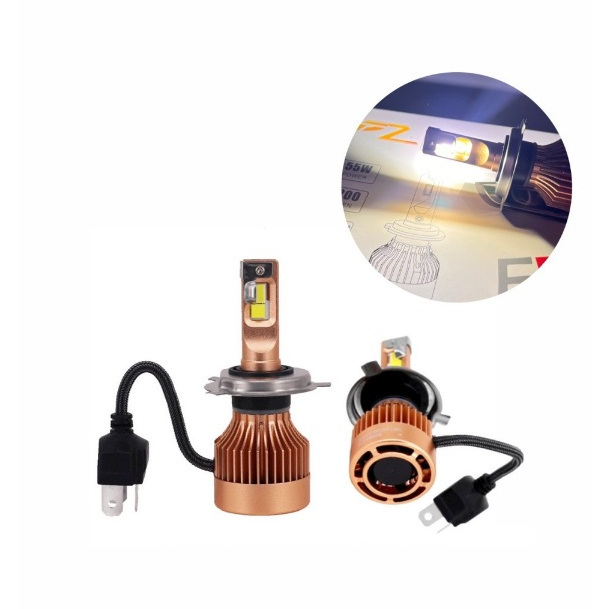 pl_led หลอดไฟหน้า LED V9 ขั้วH4 ติดแต่ไฟต่ำ ของแท้100% กระจายแสงได้กว้าง ติดตั้งง่าย แสงไฟสว่าง ใช้ได้ทั้งไฟ 12/24V