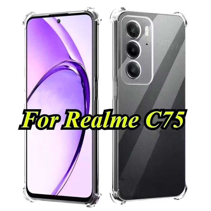 เคสใส กันกระแทก สำหรับรุ่น Oppo Realme C75 C75X เคสกันกระแทก
